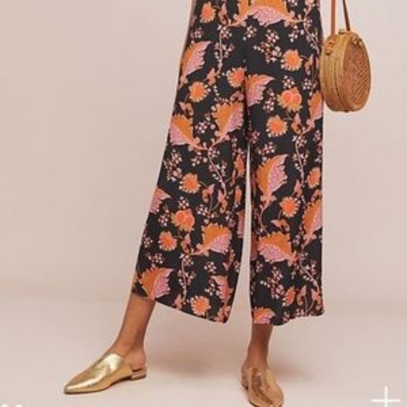 ISO Anthropologie Maeve Botanical Belted Jumpsuit - Picture 4 of 4